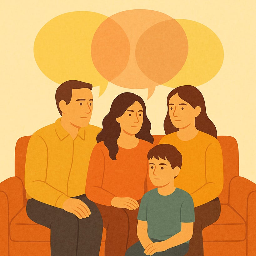 signs of family enmeshment thoughts conversations overlap